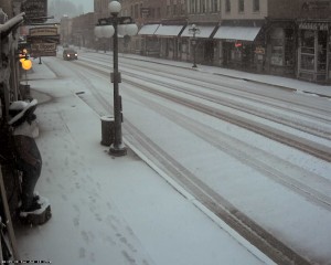 snow in Deadwood